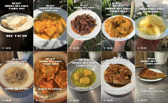 Menu Hindia Belanda Ratusan Tahun Dihidupkan Lagi, Begini Tampilannya