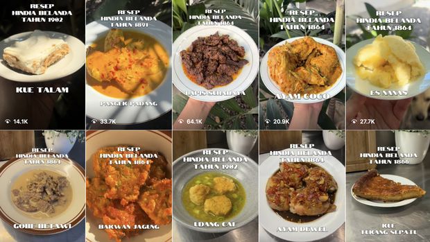 Menu Hindia Belanda Ratusan Tahun Dihidupkan Lagi, Begini Tampilannya