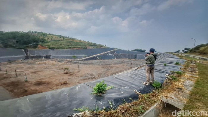 Penampakan kondisi TPPAS Legok Nangka, Kecamatan Nagreg, Kabupaten Bandung, Rabu (29/7/2026).