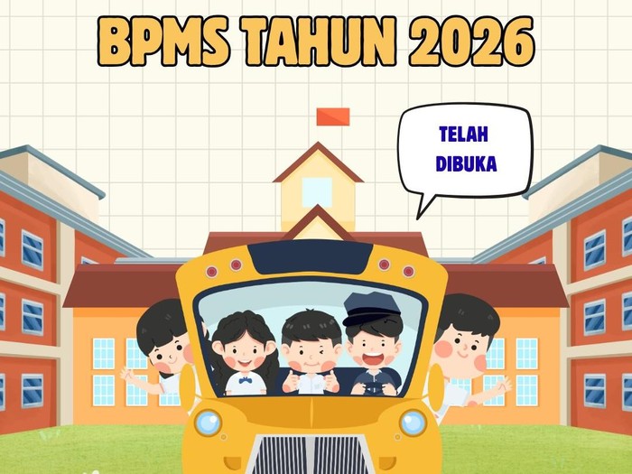 Pendaftaran BPMS 2026 untuk murid baru swasta di Jakarta dibuka.