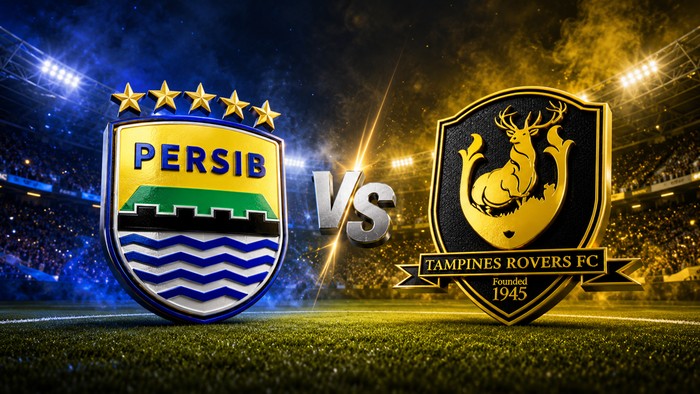 Persib Bandung vs Tampines Rovers.