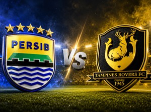 Adu Mahal Skuad Persib Bandung vs Tampines Rovers