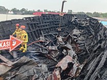 Jukung Pengangkut Barang Terbakar di Sungai Musi Palembang, Polisi Selidiki