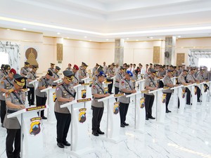 16 Kapolres dan 6 Pejabat Utama Polda Jateng Dilantik, Ini Daftarnya