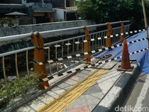 Setahun Sudah Amblas, Trotoar di Sawangan Depok Sedot Anggaran Rp 9,7 M