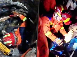 Istri Jatuh ke Lubang 5 Meter, Kisah Suami Turun Dampingi Hingga Bantuan Tiba