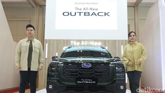 Subaru memperkenalkan All-New Subaru Outback pada ajang GIIAS 2026 di ICE BSD City, Kabupaten Tangerang, Banten, Rabu (29/7/2026). Indonesia menjadi negara pertama di Asia Tenggara yang menghadirkan SUV generasi ketujuh tersebut.