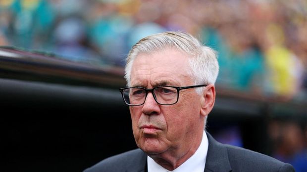 FILE PHOTO: Soccer Football - FIFA World Cup 2026 - Round of 16 - Brazil v Norway - New York New Jersey Stadium, East Rutherford, New Jersey, U.S. - July 5, 2026 Brazil coach Carlo Ancelotti before the match REUTERS/Mike Segar/File Photo
