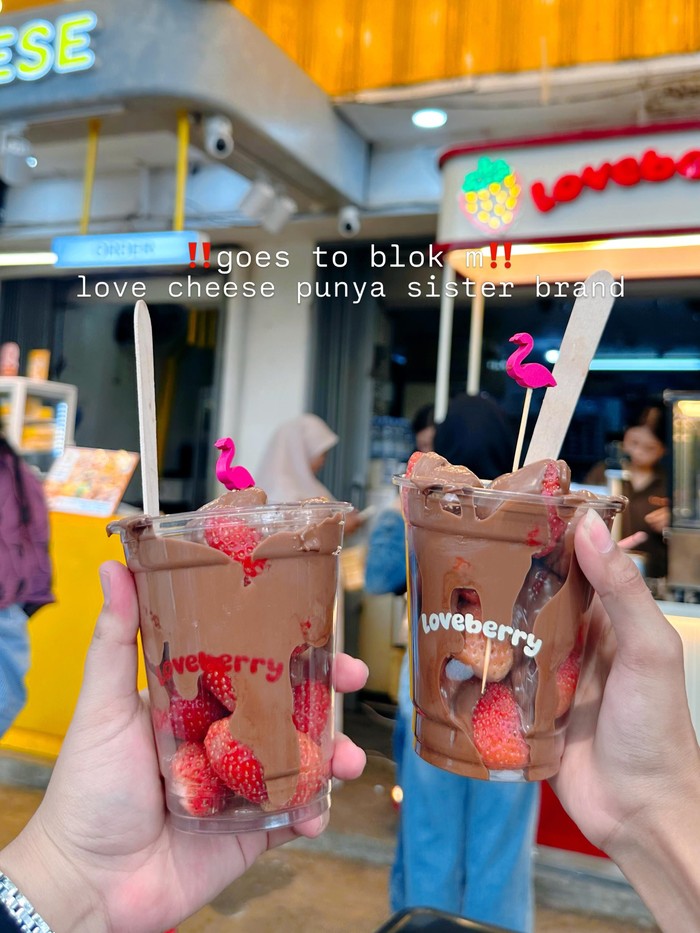 Dessert chocoberry