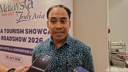 Direktur Tourism Malaysia Jakarta, Hairi Mohd Yakzan ditemui di Mataram, Kamis (30/7/2026). (Foto: Ahmad Viqi/detikBali).