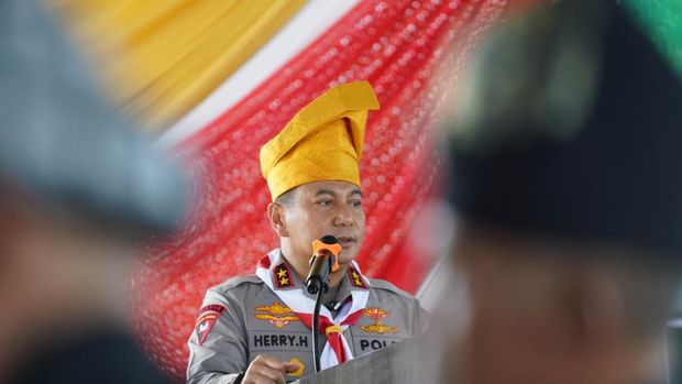 Ekspedisi Merah Putih, Kapolda Riau menyapa warga dan menyerap aspirasi di Concong, Inhil, Kamis (30/7/2026).