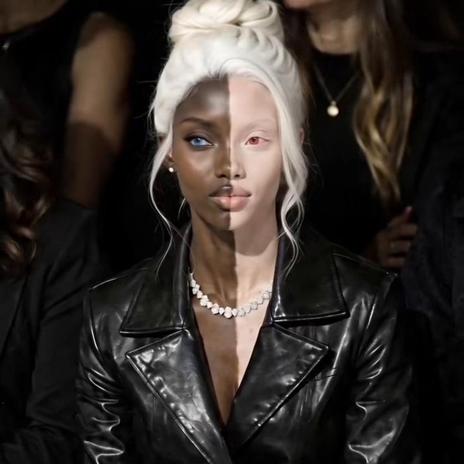 Model dengan Kulit 2 Warna Viral, Ternyata Bukan Manusia Asli