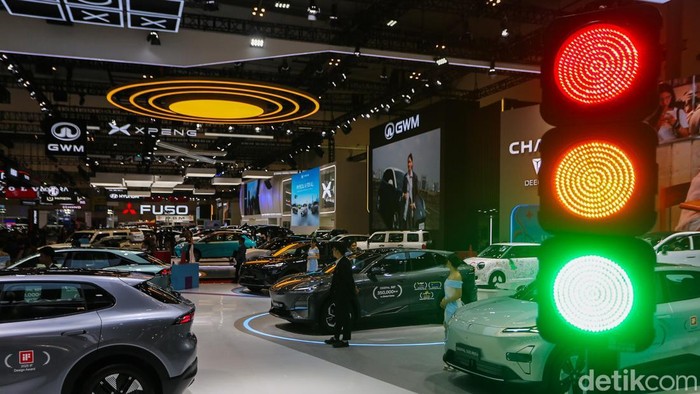Suasana GAIKINDO Indonesia International Auto Show (GIIAS) 2026 di ICE BSD City, Kabupaten Tangerang, Kamis (30/7/2026).
