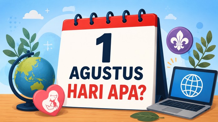 Ilustrasi 1 Agustus hari apa?