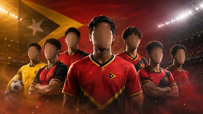 Ilustrasi Timnas Timor Leste.