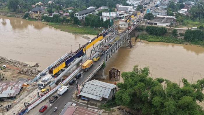 Jembatan Kuta Blang (Krueng Tingkem) Bireuen ditargetkan fungsional akhir Agustus mendatang