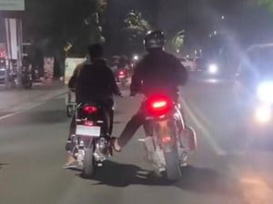 Tak Sengaja Berpapasan, Pria di Medan Kejar 2 Maling Motor Rekan Sesama Ojol