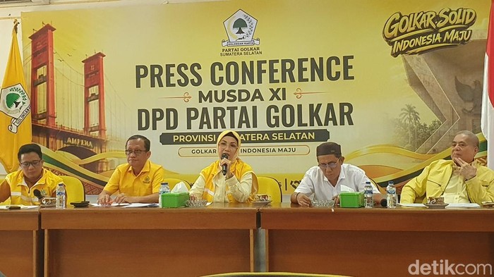 Ketua SC Musda Golkar Sumsel Anita Noeringhati.