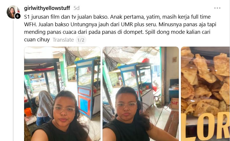 Lulusan S1 Tak Gengsi Jualan Bakso, Wanita Ini Sukses Bantu Keluarga Lulusan S1 Tak Gengsi Jualan Bakso, Wanita Ini Sukses Bantu Keluarga