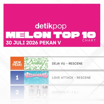 RESCENE Ratu Chart Melon, 3 Lagu di Top 10!
