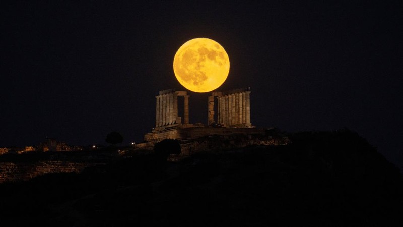 A full moon known as the 