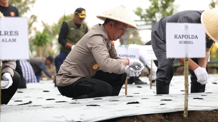 Polda Sumsel dukung ketahanan pangan