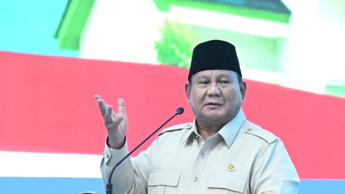 Presiden Prabowo Subianto di acara Akad Massal KPR Sejahtera, Batang, Jawa Tengah, Kamis (30/7/2026).