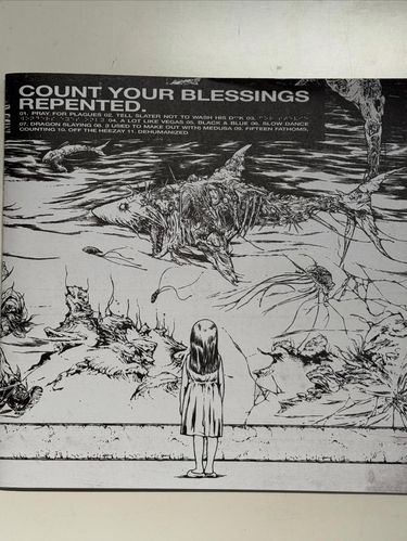 Seniman Indonesia Dwiky KA merancang cover album 20 tahun Bring Me The Horizon.