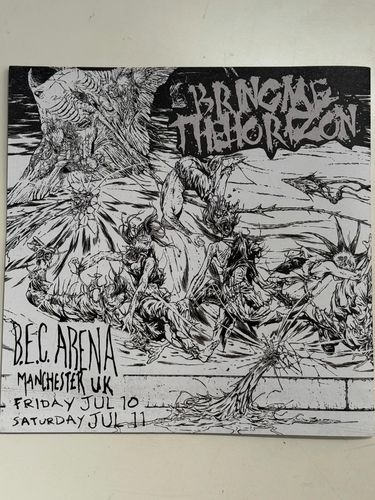 Seniman Indonesia Dwiky KA merancang cover album 20 tahun Bring Me The Horizon.