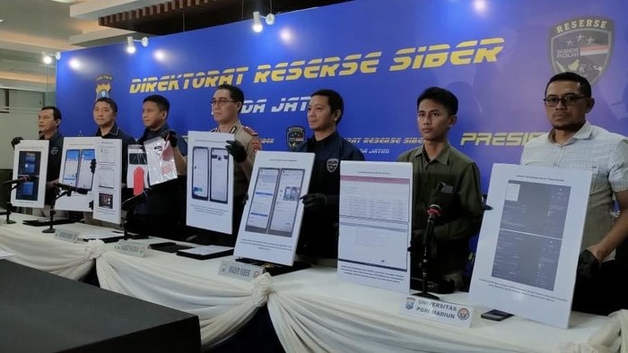 Pengungkapan kasus peretasan website. (Dok. Istimewa)
