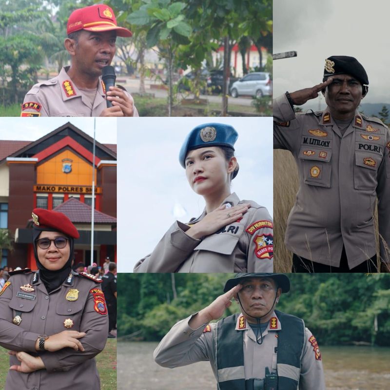 Lima polisi teladan peraih Hoegeng Awards 2026.