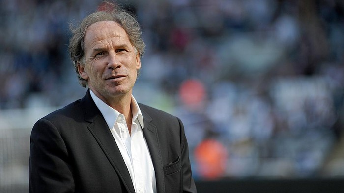 NEWCASTLE UPON TYNE, ENGLAND - AUGUST 31:Guest Franco Baresi comes on to the pitch at half time during the Barclays Premier League match between Newcastle United and Fulham at St. James Park  on August 31, 2013, in Newcastle upon Tyne, England. (Photo by Serena Taylor/Newcastle United via Getty Images)
