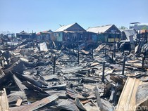 Kebakaran Hanguskan 56 Rumah di Tallo Makassar Diduga Akibat Korsleting