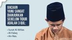Manfaat Membaca 3 Qul Sebelum Tidur