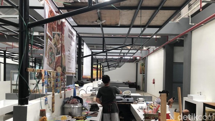 Suasana lantai 3 Pasar Terban Kota Jogja, Jumat (31/7/2026).