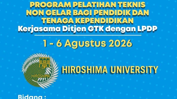 Pendafatran program pelatihan guru dan tendik Kemendikdasmen.