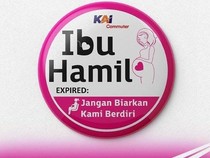 Viral Perempuan Diduga Pakai Pin Hamil Palsu Demi Duduk di Kursi Prioritas KRL