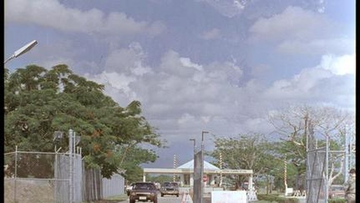 A thick mushroom of ash and steam from Mt pinatubo hovers over a portion of US clark air force base in northern philippines.  June 12, 1991 REUTERS/Claro Cortes 91231044  AIR FORCE ERUPTION MT PINATUBO PHILIPPINES VOLCANO    DISCLAIMER: The image is 