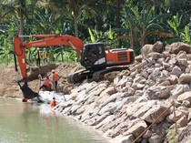 Tanggul Sungai Krueng Aceh Diperkuat untuk Antisipasi Abrasi dan Banjir