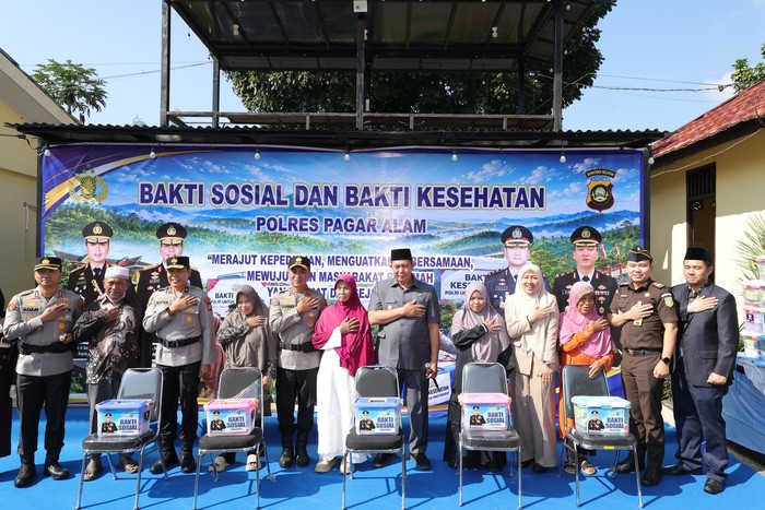 Warga Pagar Alam Apresiasi Sumur Bor-Pos Kamling Bantuan Polda Sumsel