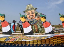 Festival Layang-Layang Internasional Warnai Langit Garut