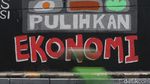 Grafiti Tritura Muncul di Flyover Grogol, Soroti Isu Ekonomi dan Supremasi Sipil