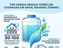 Tips Cerdas Pilih Toren Air: Cadangan Air Aman, Kemarau Tenang!