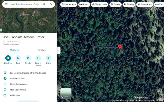 Kawah Meteor Joël-Lapointe