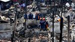 Kebakaran Pasar Sepinggan Hanguskan 250 Kios, Inafis Kumpulkan Bukti