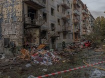 Video Rudal Rusia Bombardir Kyiv, 9 Orang Tewas-28 Terluka