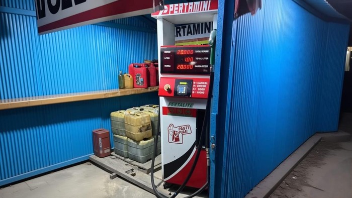 Kios Pertamini di Pangkalan Bun