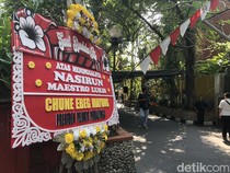 Suasana Rumah Duka Perupa Nasirun di Bantul