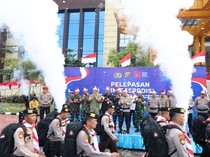 Polda Riau Gandeng 81 Mahasiswa-Ojol di Misi Kemanusiaan Ekspedisi Merah Putih