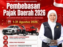Pemutihan Pajak Daerah di Jatim Sepanjang Agustus 2026, Simak Detailnya!